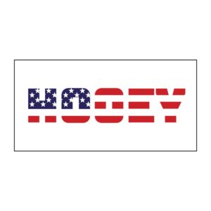 Hooey Red/White/Blue Sticker