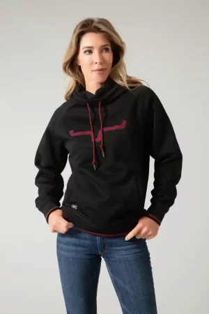 Kimes Ranch Two Scoops hoodie in black full view