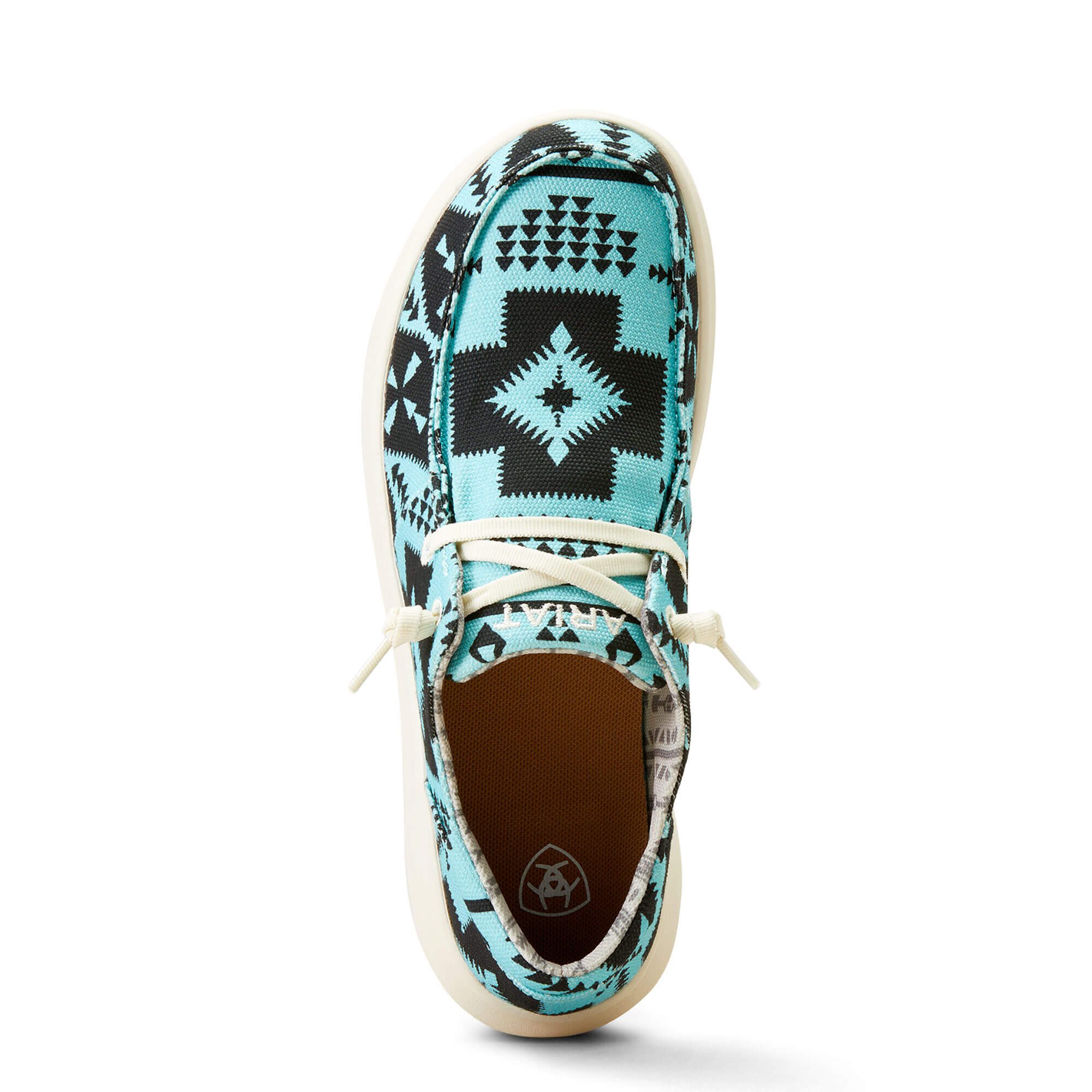 Ariat Hilo Turquoise Saddle Blanket top view