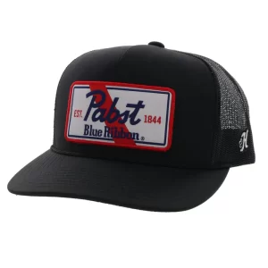 Hooey Pabst Blue Ribbon Banner Hat - Black