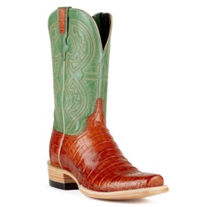 Resistol Barnwood Caiman Belly Cutter Toe Boot