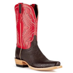 Resistol Smooth Quill Ostrich Boot in Nicotine
