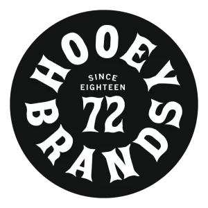 Hooey Pioneer Black/White 4" Sticker