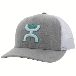 Hooey Sterling Youth Hat - Grey/White
