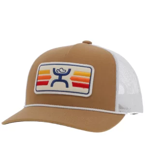 Hooey Sunset Hat - Tan/White