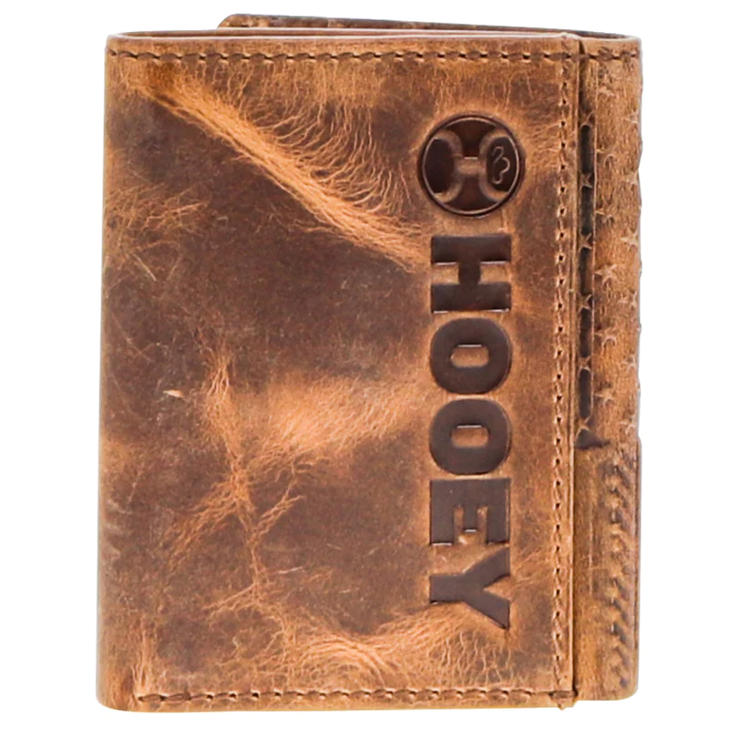 Hooey Liberty Roper Trifold Wallet back side view