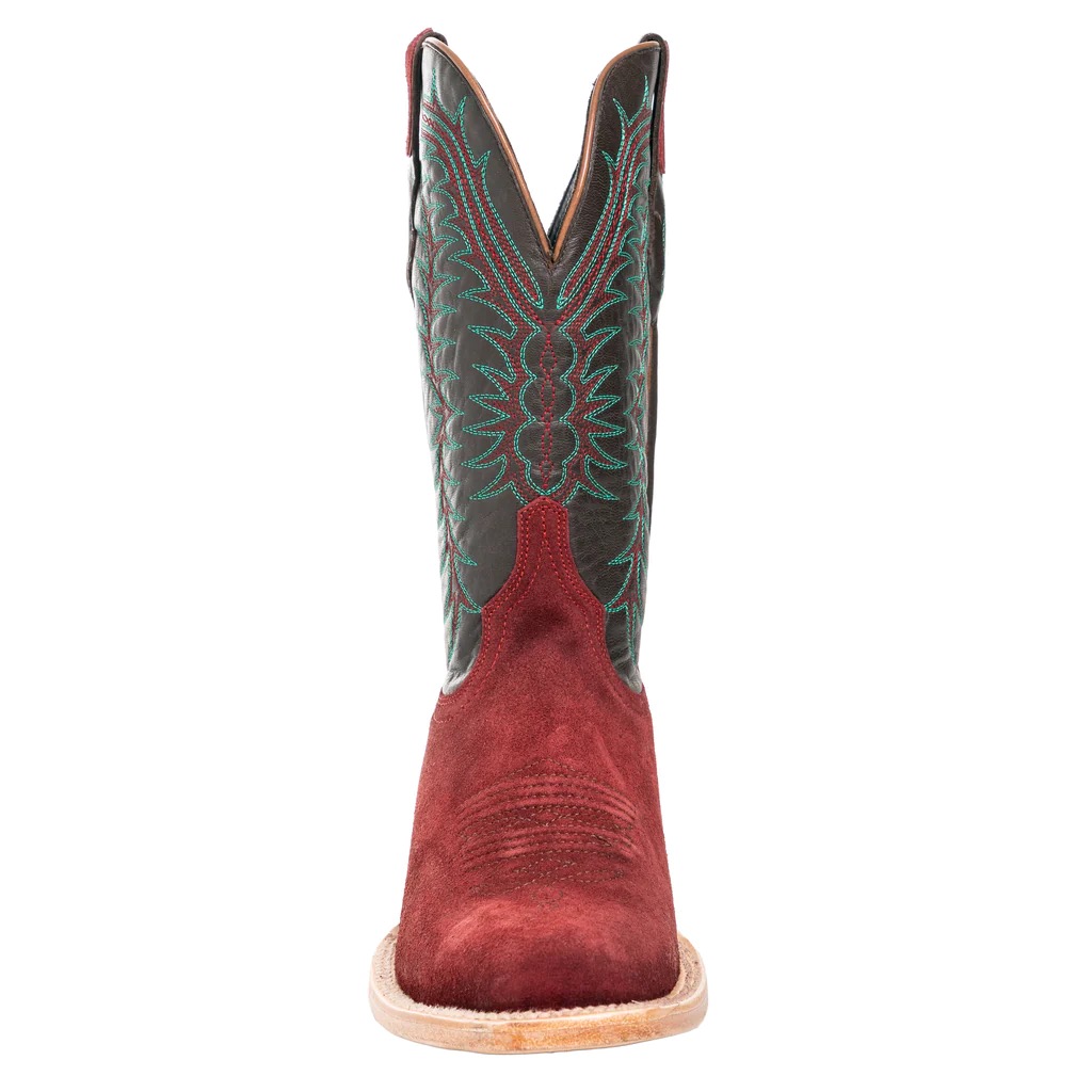 Resistol Red Rough Out Cutter Toe Boot - Al-Bar Ranch