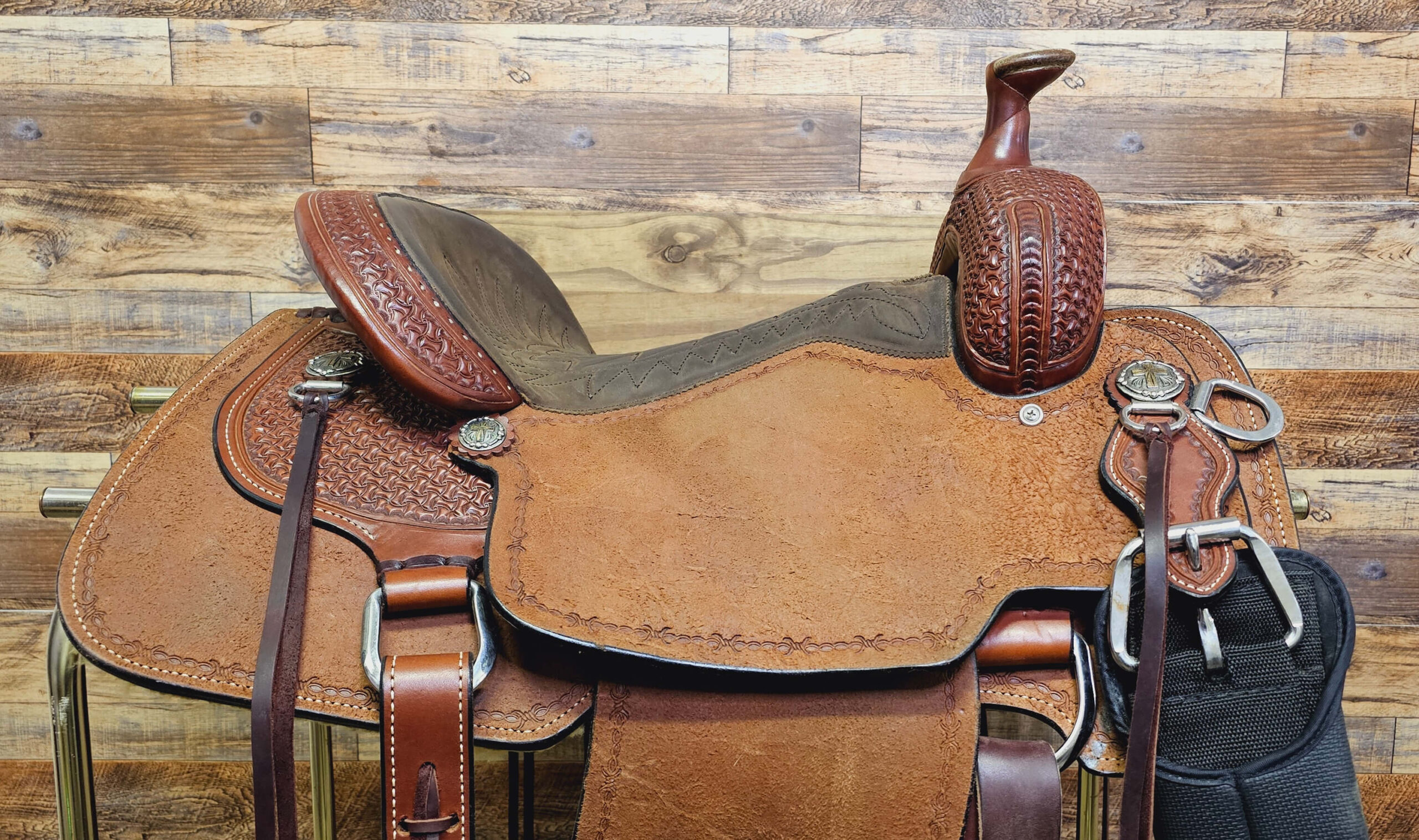 Used Reinsman Camarillo Saddle alternate detailed side view