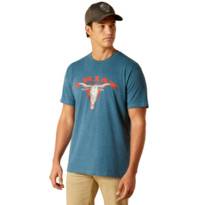 Ariat Abilene Skull Tee front view