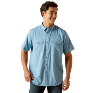 Ariat VentTek Fitted Short Sleeve Shirt front view