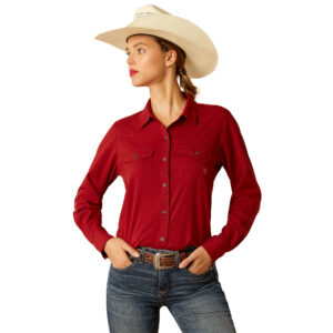 Ariat Venttek Western Stretch Shirt front view