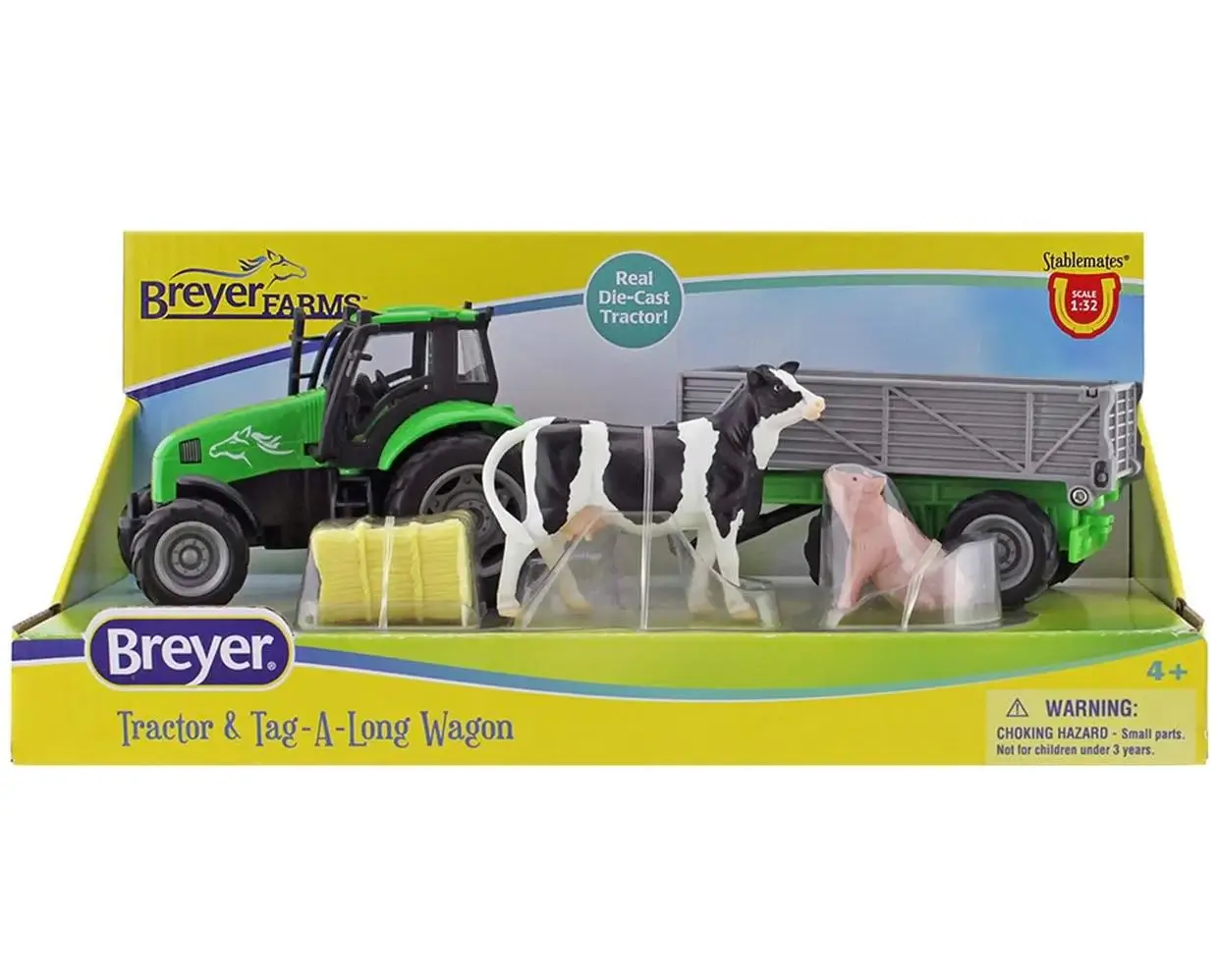 Breyer Farms™ Tractor & Tag-a-Long Wagon set in packaging