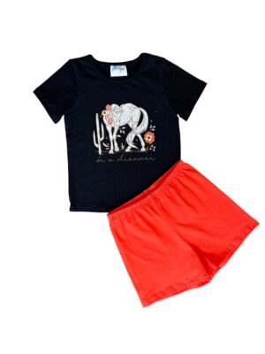 Shea Baby Be A Dreamer Horse Tee & Short Set