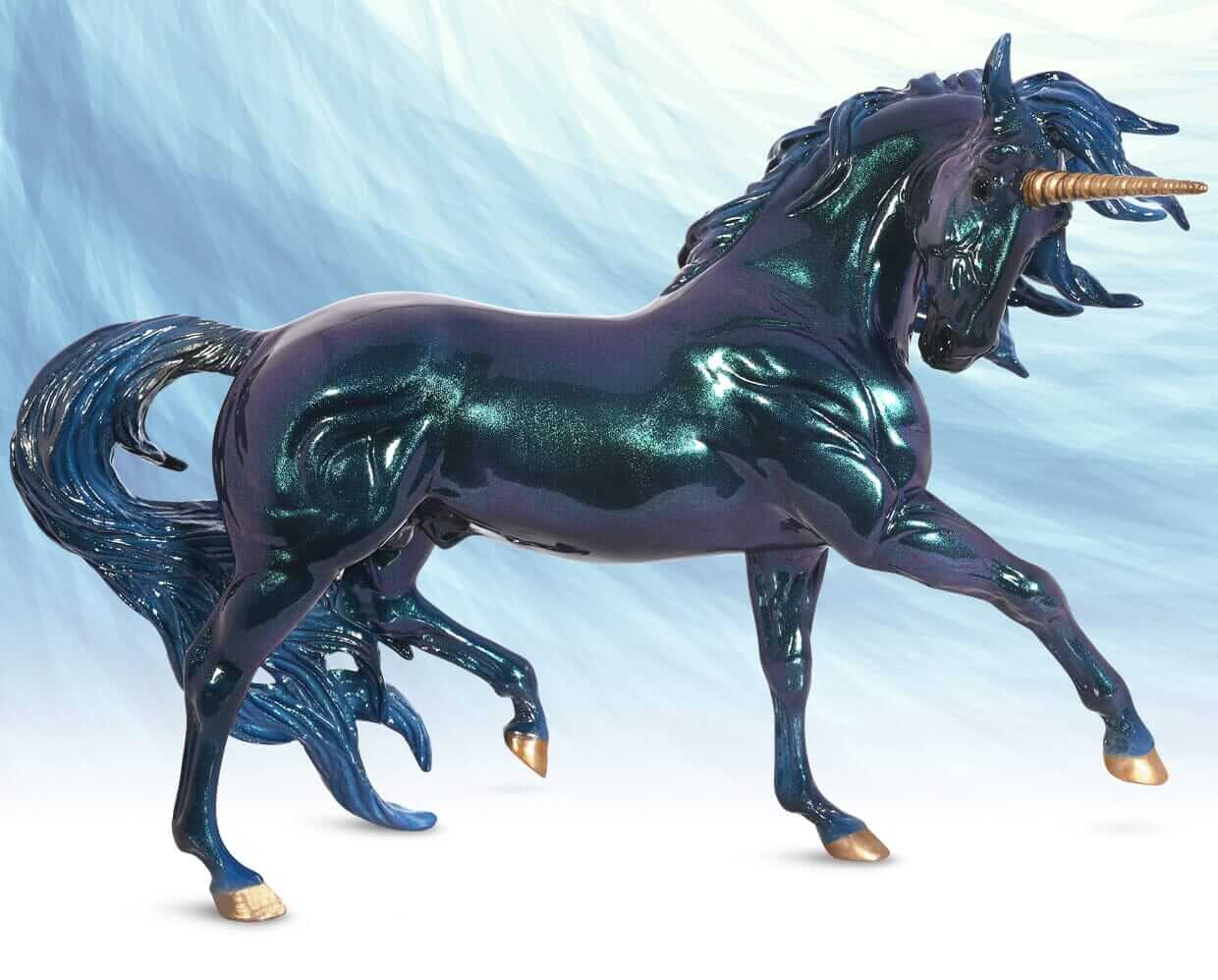Breyer Neptune Unicorn Stallion Model front view