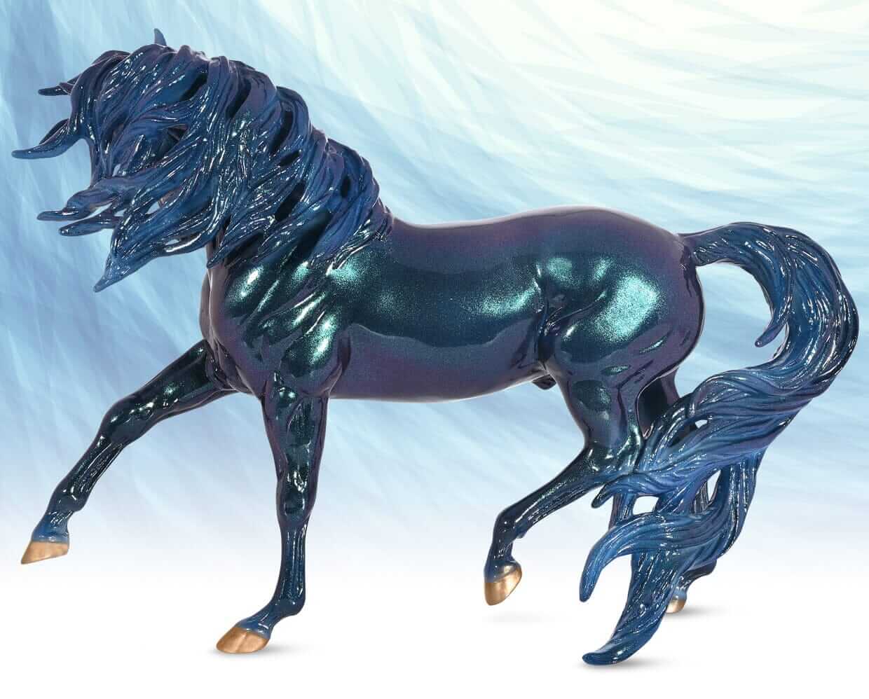 Breyer Neptune Unicorn Stallion model back view