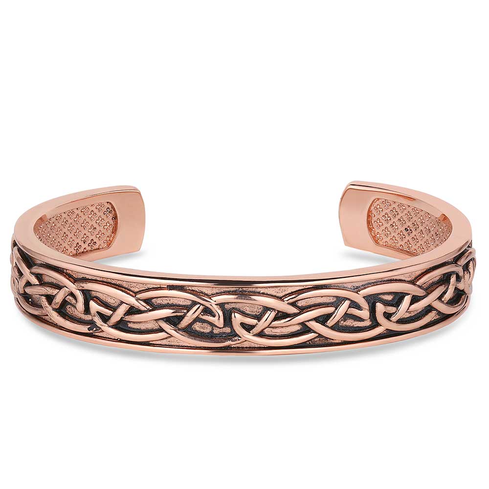 Cathedral Rock Copper Cuff Bracelet front view