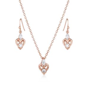 Elegant Embrace Crystal Jewelry Set  front view