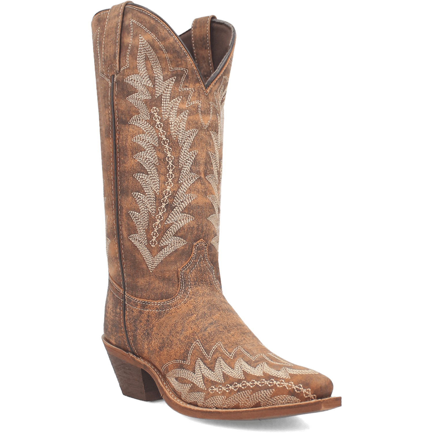 Laredo Emmylee Snip Toe Western Boot 3/4 Front View