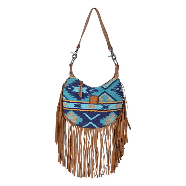 STS Mojave Sky Nellie Fringe Bag Front View