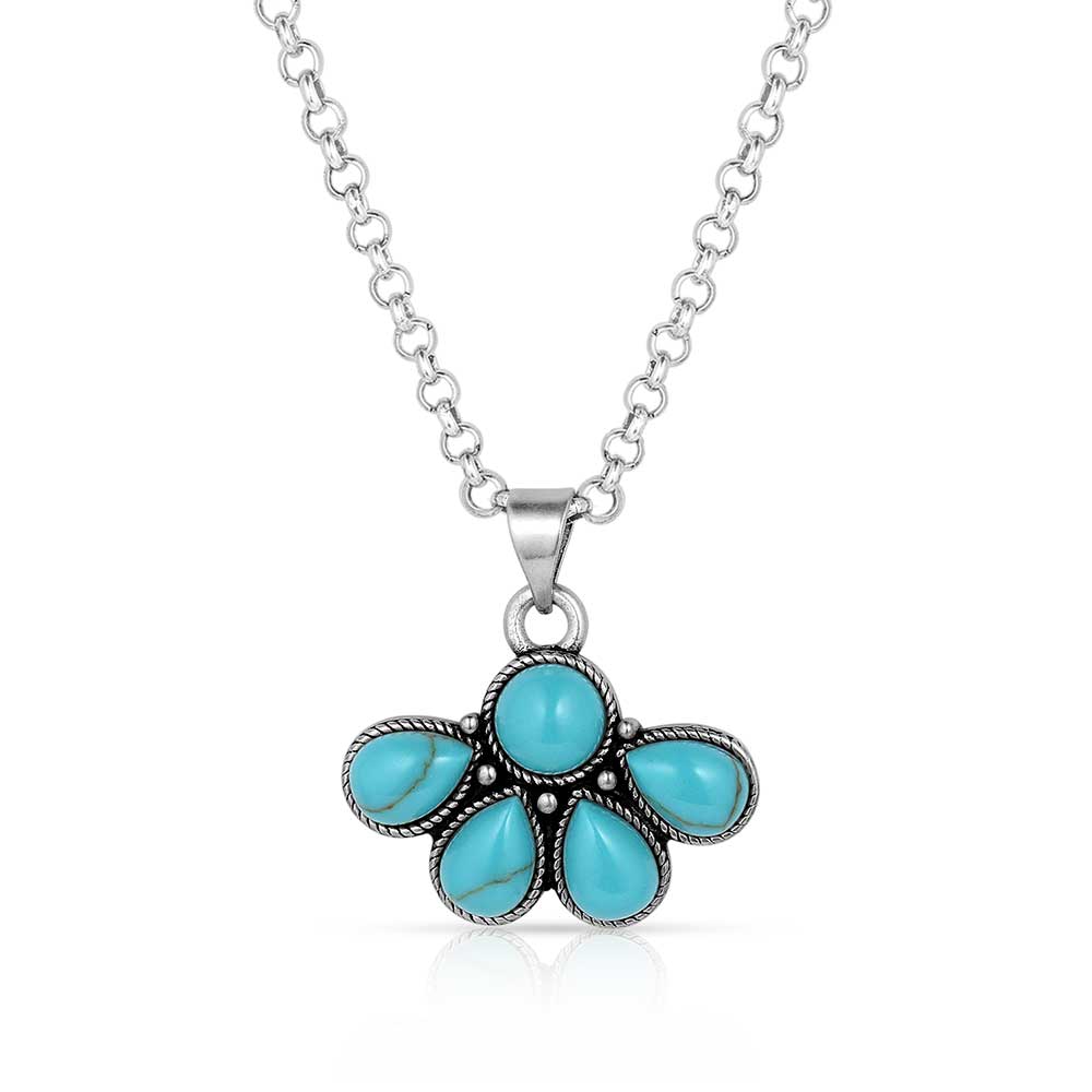 Nature's Wonder Turquoise Necklace Front View