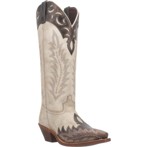 Laredo Paige Off White Boot - 15" Snip Toe