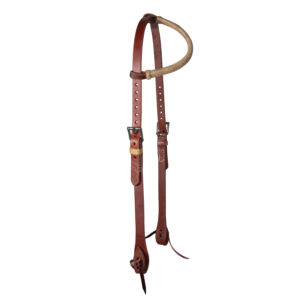 Ranch Rawhide Trimmed 5/8″ Single Ear Headstall