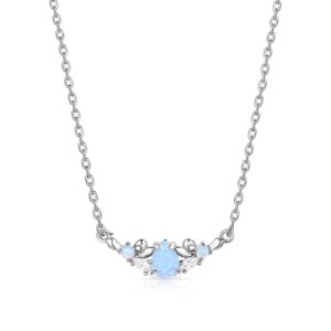 Refined Grace Opal Crystal Necklace