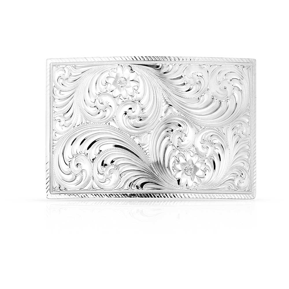 Simple Classic Square Belt Buckle front view