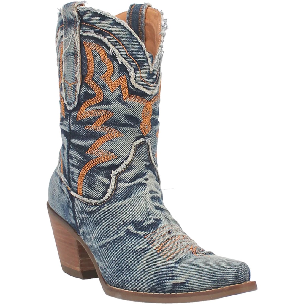 Dingo Y'All Need Dolly Boot in Denim Blue