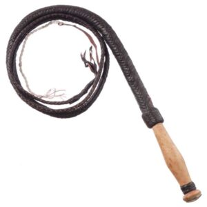 Braided Bull Whip with Swivel Handle