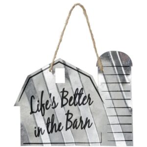 Corrugated Metal Barn Sign - 5"