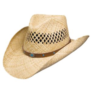 Madrid Vented Raffia Straw Hat