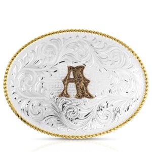 Montana Silversmiths Oval Initial Buckle