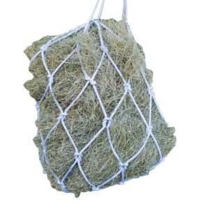 Extra Large Cotton Hay Net shown with hay