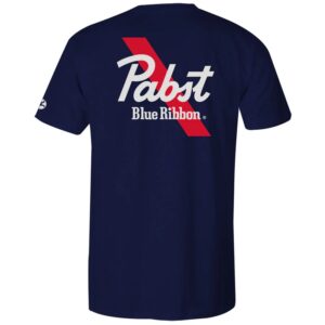 Pabst Blue Ribbon Navy Pocket Tee