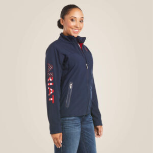 Ariat Women's Team Softshell Jacket - Navy USA