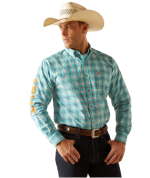 Ariat Vincent Team Classic Pro Shirt - Turquoise