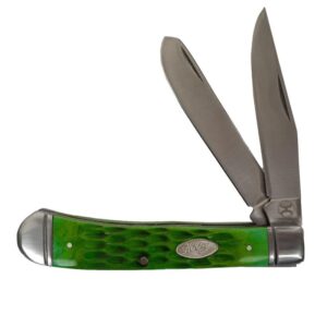Hooey Green "Jig Bone" Trapper Knife