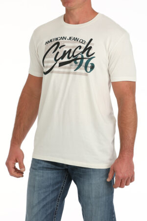 Cinch 96' Tee Cotton/Poly Cream
