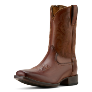Ariat Bodie Side Zip Bitter Brown Western Boot