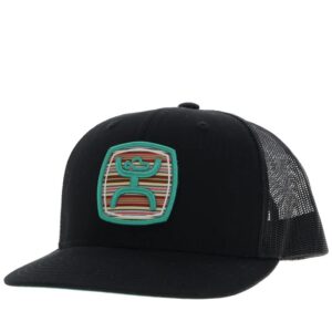 Hooey Zenith Hat - Black w/Serape Pattern Patch