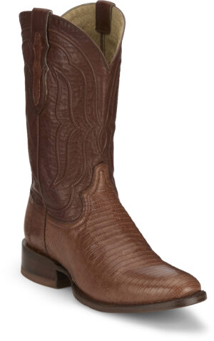 Tony Lama Derby Kirtland Lizard Cognac Boot