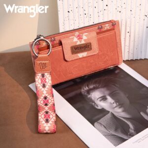 Wrangler Aztec Bi-Fold Wristlet Wallet