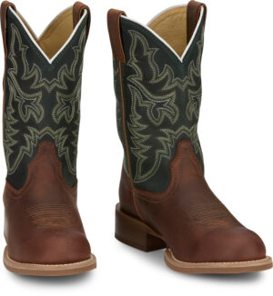 Justin Frontier Wild Bill Forest 11" Round Toe