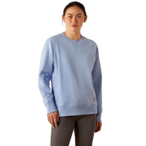 Rebar Workman Lavender Lustre Washed Fleece Crew