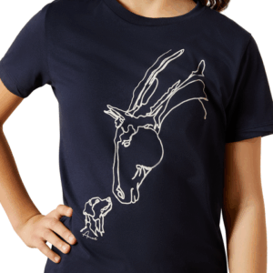 Ariat Hay Girl Tee Navy