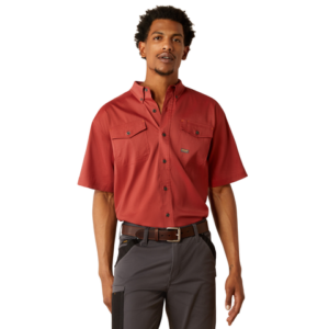 Rebar Made Tough VentTEK Firebrick Red DuraStretch S/S