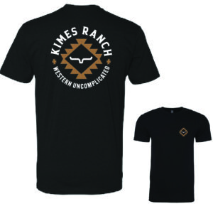 Kimes Vaugh Black Cotton Tee