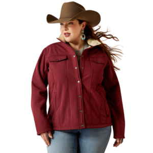 Ariat Ladies Berber Back Shoftshell Jacket - Tawny Port