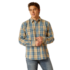 Ariat Harlem Flannel Shirt Pale Khaki
